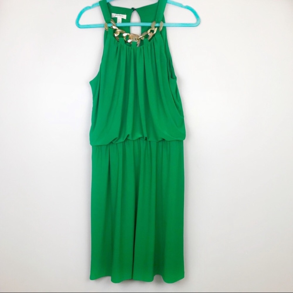 Dress Barn Green Sleeveless Dress